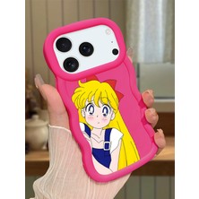 HONTINGA iPhone 17 Pro Max Uyumlu Kılıf Düşüme Önleyici Basitlik Anti Düşme Kamera Koruyucu Basit Kırmızı Yumuşak Silikon Couple Telefon Kılıfı Kız Desen K9-0103