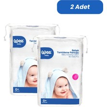Wee Baby Bebek Temizleme Pamuğu Seti (60X2 120 Adet)