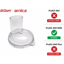Arnica Prokit 444 Mini Mutfak Robotu Hazne Kapağı