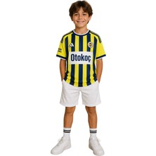 Fenerbahçe Orijinal Lisanslı  26/27 Sezon Sarı-Lacivert Çocuk Forma
