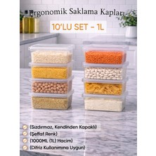 Empressco Derin Dondurucu ve Buzluk Saklama Kabı 1000ML Kapaklı, Pratik ve Şık