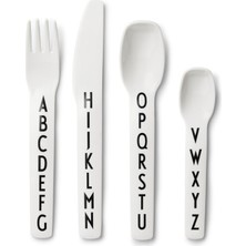 Design Letters Tritan Çatal Kaşık Bıçak Seti, Beyaz