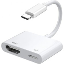 Marsilyan Ally  Iphone 15 Type-C To Type-C + Hdmı Çevirici Kablo Dijital Av Adaptörü