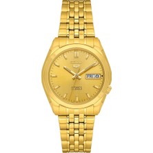 Seiko SNK366K Gün ve Tarih Göstergeli Otomatik Mekanizma Altın Renk Erkek Kol Saati