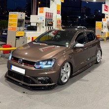 Tuning Vadisi Polo Wrc Tampon Uyumlu Ön Tampon Altı Lip Parlak Siyah