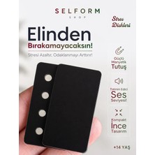 Klikklik Siyah Manyetik Stres Diskleri Fidget