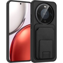 Mobify Honor Magic 8 Lite 5g Kılıf Tpu Malzemeli ve Deri Dokulu Şık Nexacard Premium Kapak