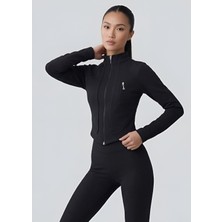 Blouse Slim-Fit Vücuda Oturan Fermuarlı Ceket