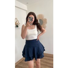 Nihanello Butik Modal Kumaş Içi Şortlu Etek