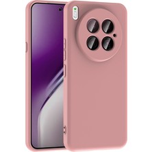 İ She Tecno Camon 40 Premier 5g Kılıf Yumuşak Doku ve Kadife Dolgulu Clay Premium Silikon Kapak