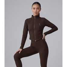 Blouse Slim-Fit Vücuda Oturan Fermuarlı Ceket