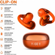 GUNKES Spor ve Günlük Kullanım Için Açık Kulak Kablosuz Kulaklık Hi-Fi Ses Kalitesi