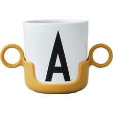 Design Letters Çıkarılabilir Kulplu Ecozen Bardak, D Harfi