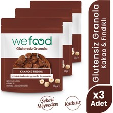 Glutensiz Granola Bites Kakao & Fındıklı 60 gr 3'lü