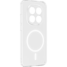 Mobify Redmi Note 15 Pro Plus Kılıf Kablosuz Şarj ve Magsafe Destekli Slimsafe Premium Sert Pc Silikon Kapak