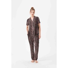 Pjs Önden Düğmeli Pijama Takımı