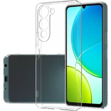 İ She Vivo Y04 Kılıf Aventine Premium Esnek Şeffaf Silikon Kapak