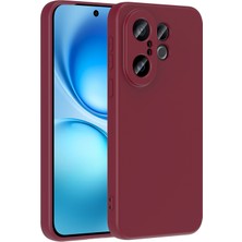 İ She Vivo X200 Fe 5g Kılıf Yumuşak Doku ve Kadife Dolgulu Clay Premium Silikon Kapak