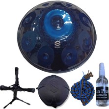 Full Paket Slap Handpan 9 Nota Re Minör ( Stand +Çanta+Bakım Yağı ve Koruyucu Renkli Kuşak