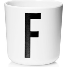Design Letters Melamin Bardak, F Harfi