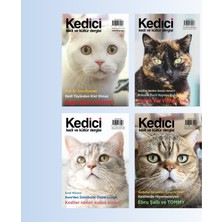 Kedici Kedi ve Kültür Dergisi 4 Sayı Bir Arada Özel Sayı, 30. Sayı, 31. Sayı ve 32. Sayı