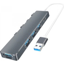 Marsilyan Ally ADS-301A USB 3.0 4 USB Port Adaptör Hub Çoklayıcı 1 Type C