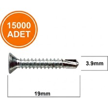 Std 3.9X19 Yhb Matkap Uçlu Vida Ms Akıllı Vida (1 KOLİ-15000 Adet)