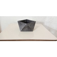 Empressco Saf Beton Bonsai ve Aranjman Taş Saksı, Uzun Ömürlü ve Şık Tasarım