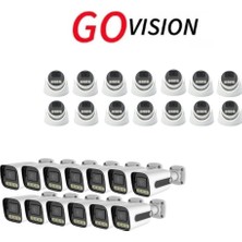 Go Vision 27 Adet Ip Güvenlik Kamerası - 5mp Dış Mekan Kamera, 3.6mm Lens, Poe, Warm LED Gece Görüşlü