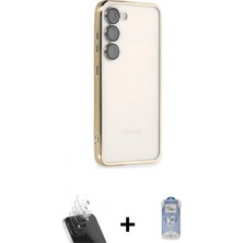 Pileli Store Pilelistore™ Galaxy S23 Plus Kılıf Vadi Minimal - Siyah Joko Magic 5d Cam + Kamera Lens Koruma Cam - Sf