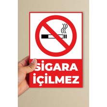 Sigara Içilmez 5 mm Dekota Levha (20X30CM)