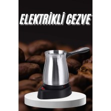 Zero Land Mixdepo Paslanmaz Çelik Türk Kahvesi Makinesi 6 Fincan Kpasiteli Elektrikli Cezve