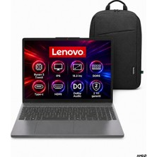 Lenovo Ideapad Slim 3 Amd Ryzen 5 7535HS 8gb 1tb SSD W11P 15.3" Taşınabilir Bilgisayar + Shopimode Çanta
