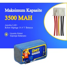 Ümit Maker Airrobo L40+ Robot Süpürge 3500 mAh Batarya