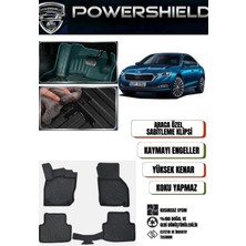 POWERSHIELD Skoda Octavia 2020 ve Sonrası Için Araca Özel 5D Premium Havuzlu Oto Paspas Takımı