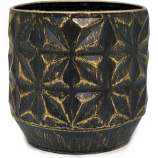 Empressco Şık 15X16 cm Metal Saksı, Dayanıklı ve Estetik Tasarım