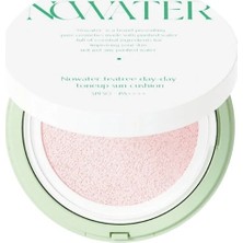 Nowater Teatree Day-Day Tone Up Sun Cushion SPF50+ | Çay Ağacı Özlü Renkli Güneş Kremi Cushion | 02 Natural Light