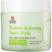 Leaders Step Solution Teatree Relaxing Toner Pad | Akne Karşıtı Tonikli Ped | 60 Adet
