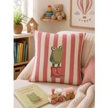 Pikko Home Hikaye Arkadaşları Dijital Baskılı Polyester Kırlent Kılıfı(Kr)