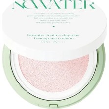Nowater Teatree Day-Day Tone Up Sun Cushion SPF50+ | Çay Ağacı Özlü Renkli Güneş Kremi Cushion | 01 Romantic Light