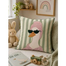 Pikko Home Hikaye Arkadaşları Dijital Baskılı Polyester Kırlent Kılıfı(Kr)