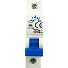Oag C Tipi 1X2A 3ka Otomatik Sigorta