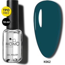 Momo Professional Kalıcı Oje K062, Petrol Yeşili, 10 ml