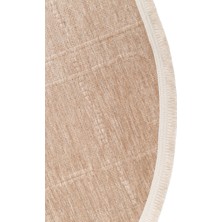 Akbel Halı LIZ 02 VIZON Q  - LIZA KILIM - Hav Toz Vermez Kaymaz Tabanlı Yıkanabilir Düz Renk Kilim