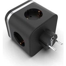 Mudanis Termal Akım Korumalı Isıya Dayanıklı 3’lü Duvar Tipi Priz 2x USB 2x Typce 3680 W