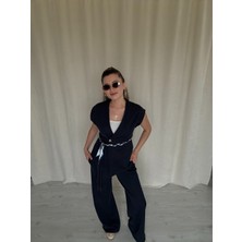 alis boutique kruvaze yaka yelek pantolon takım