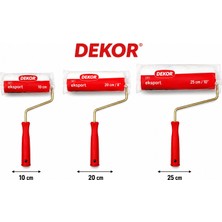 Dekor Profesyonel Iç Cephe Rulosu - Tüy Dökmeyen Damlatmaz Duvar ve Boya Rulosu (10 cm - 20 cm - 25 cm Boyut Seçenekli)