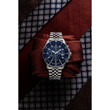 Daniel Klein Exclusive Lacivert Kadran Çelik Kordon Multifonksiyon Erkek Kol Saati