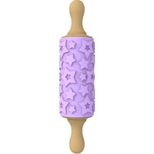 ChildGen Mini Yıldız Desenli Merdane - Mor