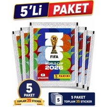 Panini Fıfa World Cup 2026 Resmi Sticker Paketi – 5 Paket